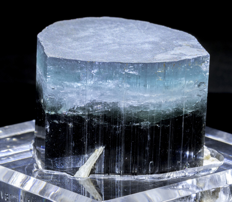 Large Blue Cap Tourmaline var. Indicolite from Nuristan, Afghanistan - Greenstone Fine Mineralia
