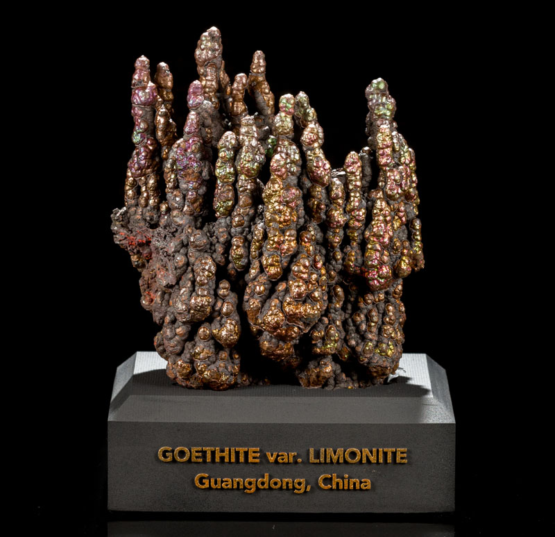 Iridescent Limonite from China- For Sale at Greenstone Fine Mineralia